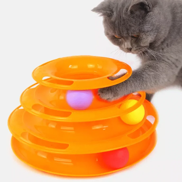 Cat Large Disc Toy with Balls image 2