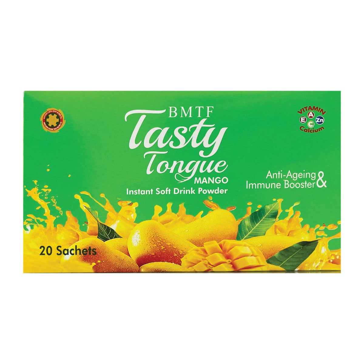BMTF Tasty Tongue Mango 20 Piece Sachet Box