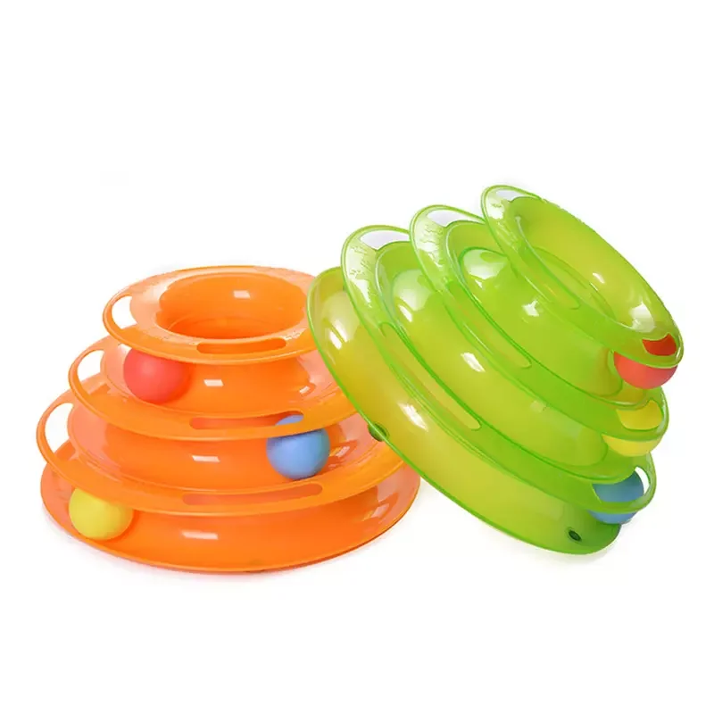 Cat Large Disc Toy with Balls
