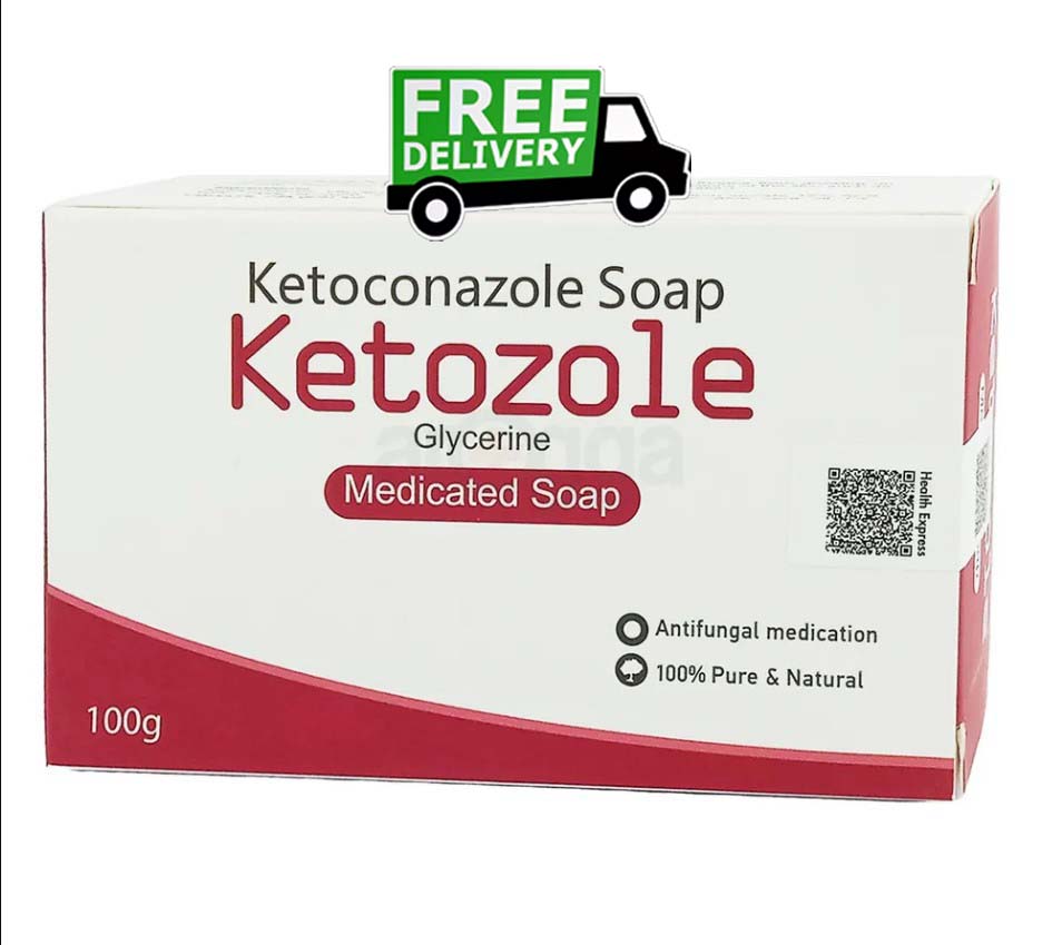 Ketozole Medicated Soap 100gm Anti Fungal Soap for Ringworm, Athlete’s Foot & Skin Infections