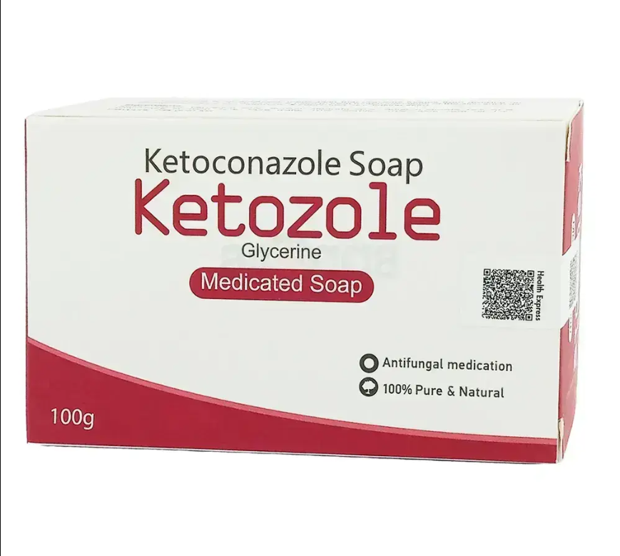 Ketozole Medicated Soap 100gm Anti Fungal Soap for Ringworm, Athlete’s Foot & Skin Infections