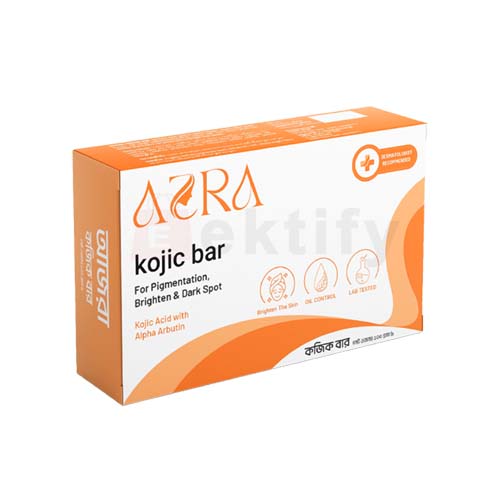 AZRA Kojic Bar 100 g  Brightening Soap for Pigmentation & Dark Spots with Kojic Acid & Alpha Arbutin