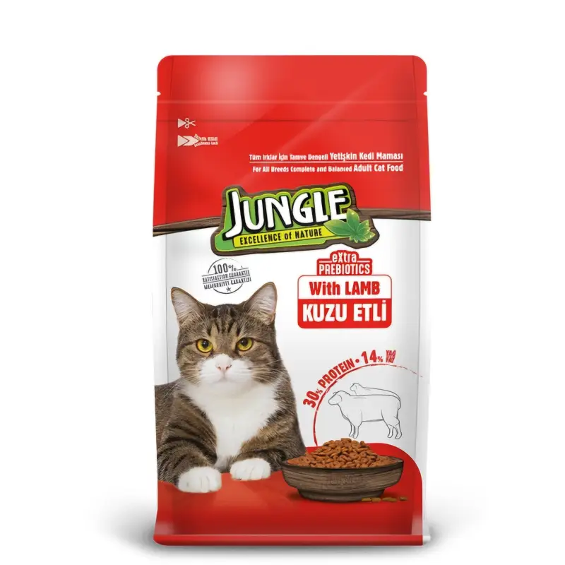 Jungle Adult Dry Cat Food Lamb