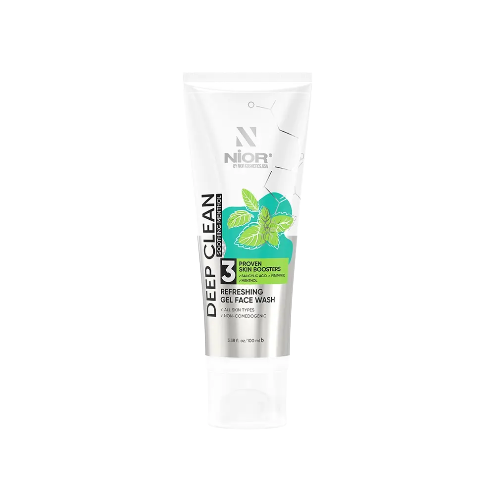 NIOR Deep Clean Gel Face Wash Soothing Menthol 100 ml