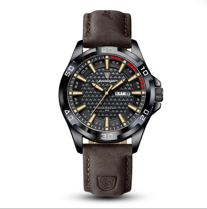 POEDAGAR AURION EDGE Dual Calendar Luxury Sport Watch