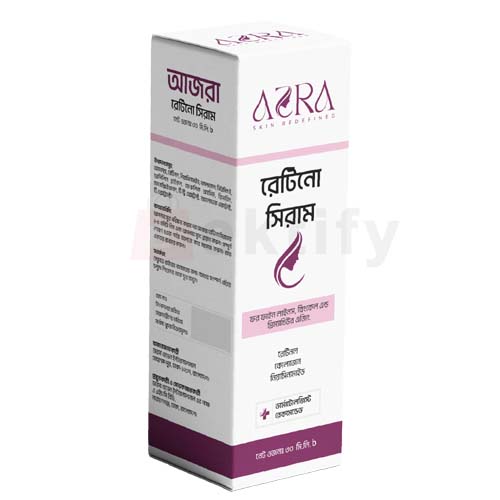 AZRA Retino Serum 30 ml Anti-Aging Serum for Fine Lines & Wrinkles with Retinol, Collagen & Niacinamide