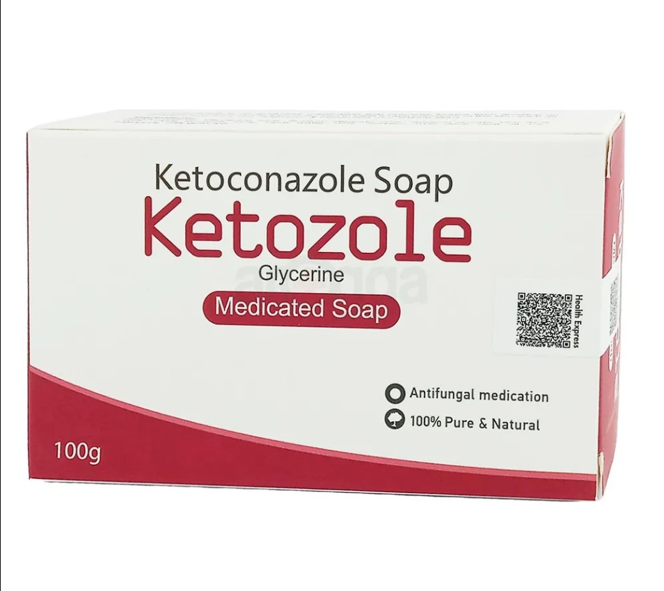 Ketozole Medicated Soap 100gm Anti Fungal Soap for Ringworm, Athlete’s Foot & Skin Infections