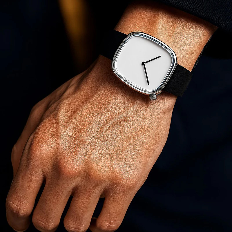 TOMI Classic Leather Strap Watch image 2