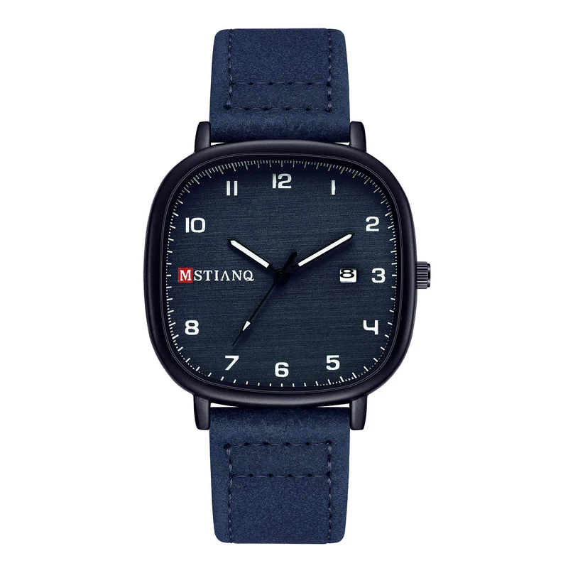 MSTIANQ Leather Strap Luxury Watch image 5