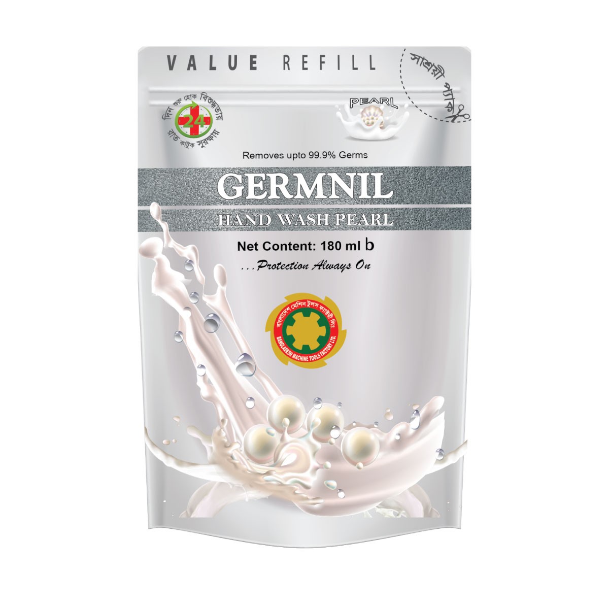 Value Refill Germnil Hand Wash (180 ml) image 3