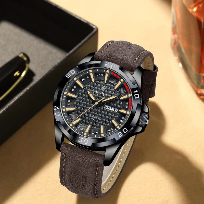 POEDAGAR AURION EDGE Dual Calendar Luxury Sport Watch image 4