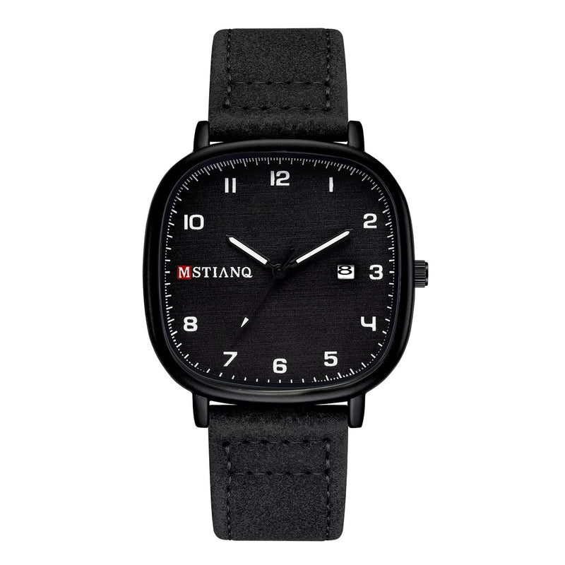 MSTIANQ Leather Strap Luxury Watch image 6