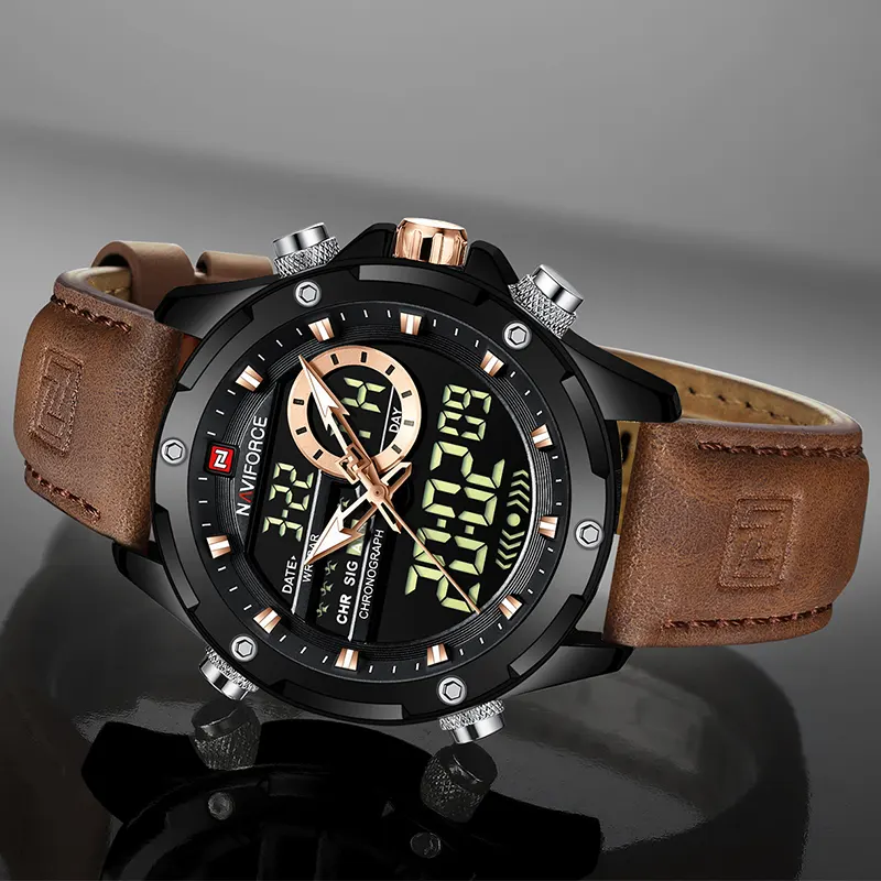 Naviforce 9208 L - Black Brown image 2