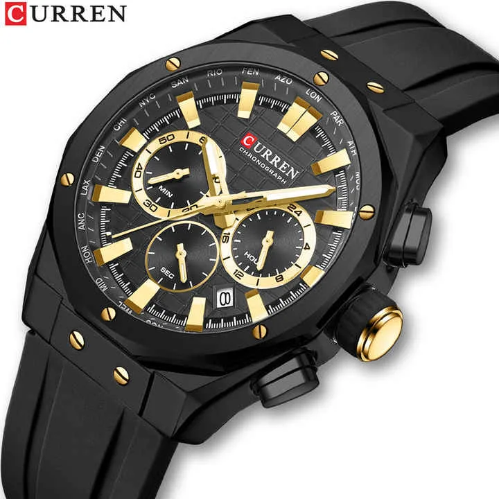 Curren 8464 For Men - Black image 2