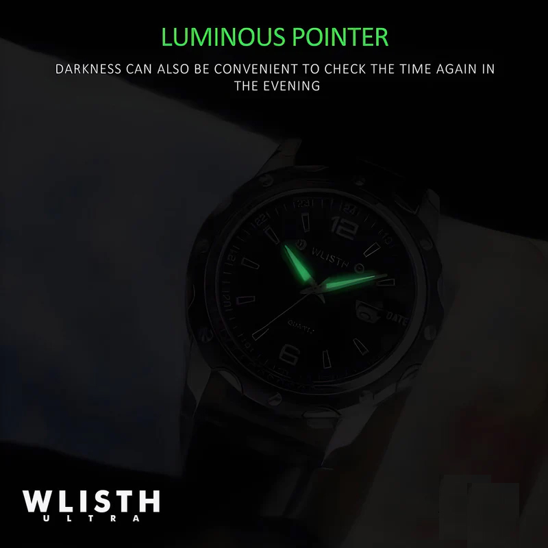 WLISTH Ultra | Strong Luminous Date Calendar Business Watch image 2