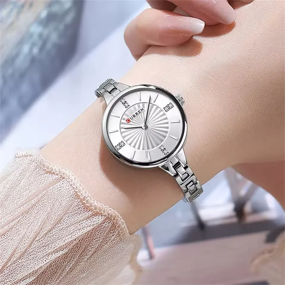 Curren 9097 CH For Women - Silver image 2
