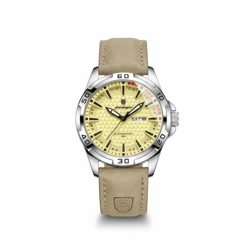 POEDAGAR AURION EDGE Dual Calendar Luxury Sport Watch image 2