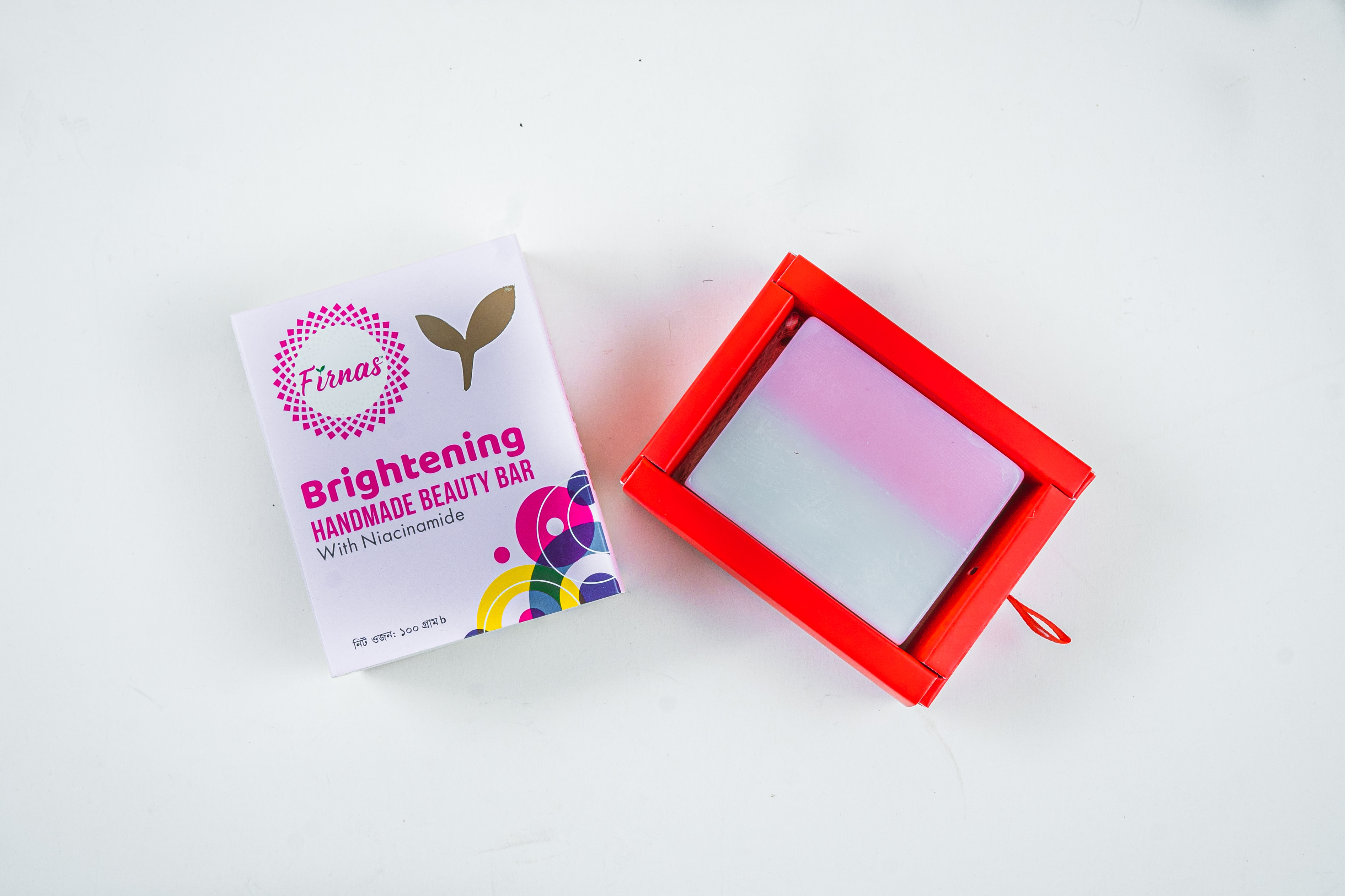 Firnas Brightening Handmade Beauty Bar with Niacinamide 100 GM