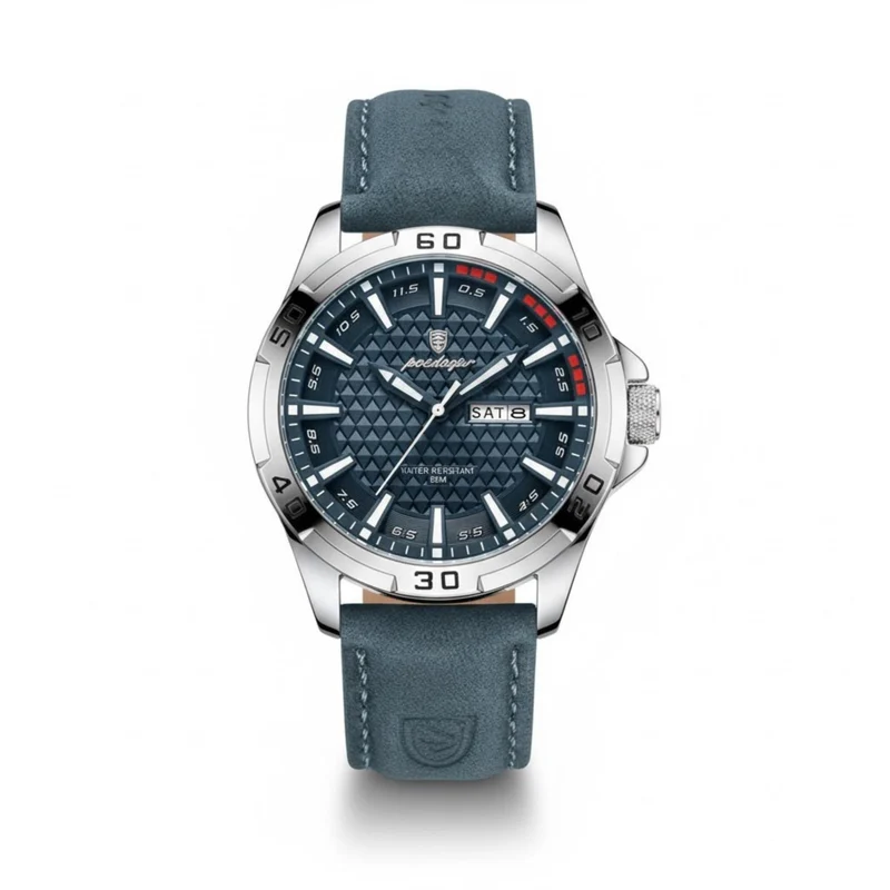 POEDAGAR AURION EDGE Dual Calendar Luxury Sport Watch